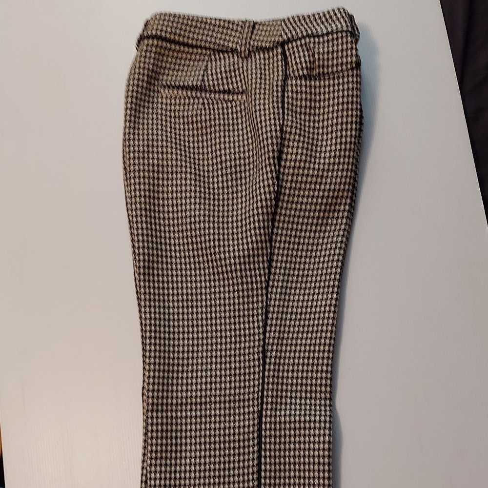 Herringbone Petite straight leg pants